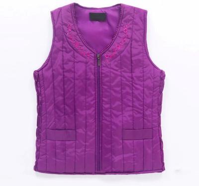 China Windproof Hot Sale Women's Casual Puffer Vest Female Stand Collar Cotton Padded Vest Fitness Sleeveless Jackets for sale