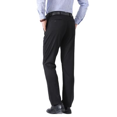 China Anti-wrinkle Custom New Design Little Stretch Formal Beige Mens Trousers Slim Chino Pants Men for sale