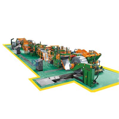 China Construction worksÂ   Automatic Slitting Line Steel Sheet Metal Coil Processing Length 3mm Sheet Slitting Machine Cutting for sale