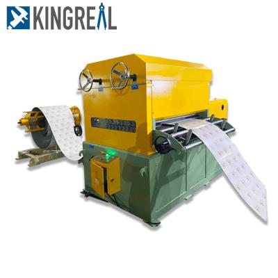 China Building material shops hot sale metal sheet plate combine 2 in 1 straightening and recoiler machine for sale