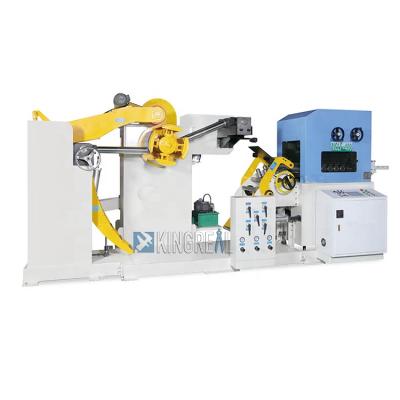 China Steel Stator and Servo Driver Production Line NCLF Large 3 Masking Metal Panel Combination Decoiler in 1 Coils Gi Steel or Aluminum NC; GUA for sale