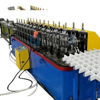 China Factory Automatic Aluminum Grill Ceiling Punch Forming Machine Production Line for sale