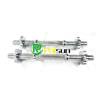 China Wholesale Home Use Gym Equipment 30cm/40cm/50cm Chrome Steel Dumbbell Bar With Collars for sale