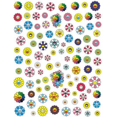 China Carton Sun Flower Nail Art Dog Nail Art Self Adhesive Decals Stickers Cartoon Princess Cat for sale