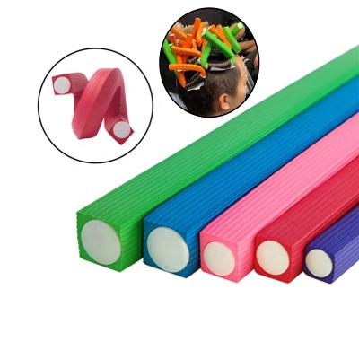 China New Launch 10pcs Square Durable Flexible Sponge Hair Curler Curvy Curvy Twist Curly Styling Tool Foam Hair Rollers Modeler DIY Curlers for sale