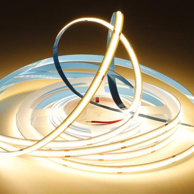 China Home/supermarket/shop made in china supplier high quality hot sale high lumen CE Rohs cob led strip lights warm white for sale