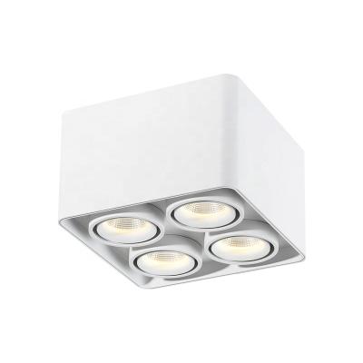 China Modern Commercial Hotel Aluminum+Acrylic LED Downlight Surface Mount Downlight AC85-265V Ceiilng for sale