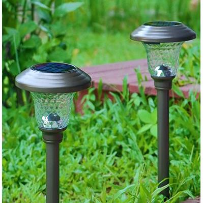 China Villa Solar Outdoor Light Decoration Garden Lawn Night Lamp Waterproof Flower Pot Arrangement for Insert Lights for sale