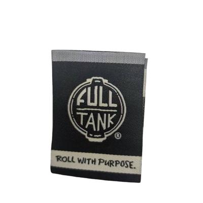 China High Quality Cheap Custom Woven Garment Label Sustainable No Crease Back Season Clothing Label for sale