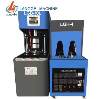 China Cheapest Bottle Bottle Making Semi Pet Bottle Blow Machine, 10 Liter Bottle Making Machine, LGB-10L for sale