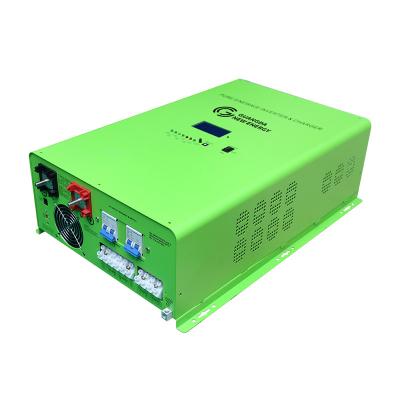 China 48v volt pure sine wave inverter to 120v 240v hybrid inverter 5000 watt solar inverter 720*470*250 for sale