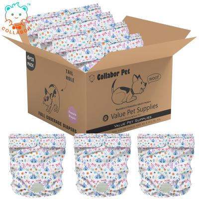 China COLLABOR Sustainable Dog Diaper Box Set Abbreviations Large Dog Female Charcoal Pet Large Sanitary Diaper For Dogs for sale