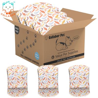 China SUSTAINABLE COLLABOR Dog Diaper Box Set Diaper Rules Sanitary Underwear Briefs Large Dog Diaper for sale