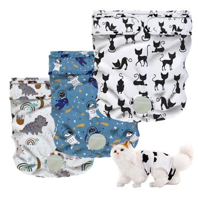 China Soft Feeling and Reausable Cheap Viable COLLABOR YIWU 100%TPU High Grade Cat Diaper for sale