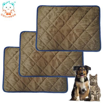 China Large Winter Pet Travel COLLABOR Kennel Waterproof Cat Dog Bed Warm Cozy Soft Fleece Mat for sale