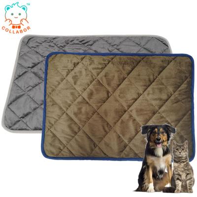 China COLLABOR Travel Outdoor Puppy Sits Large Mat Bench Pet Supplies Pet Mat Dog Cat Cushion Pads Washable for sale