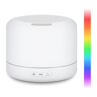 China Smell Comfortable Cool Mist Diffuser Aroma Essential Oil Tooth Music Music Speaker Humidifier with 7 Colors LED Light Mist Timing Maker for sale