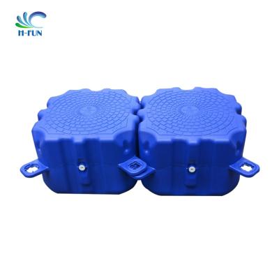 中国 Double Twin Plastic Floating Pontoon , HDPE Plastic Jetty Floats 販売のため