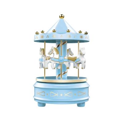 China Hot Selling Classic Music Box Children Musical Box Gift Toys Music Carousel Horse Music Boxes for sale