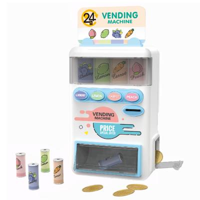 China With sound led anto open the door/password electronic plastic coin vending machine for kids educational toys 2021 for sale