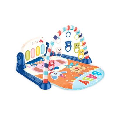 China Musical Baby Toy Infant Keyboard Piano Keyboard Sleep Activity Educational Soft Blanket Gym Play Mat with Music and Light for sale