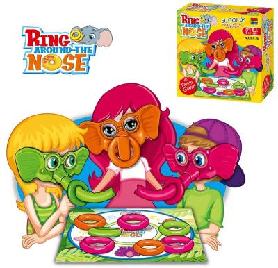 China Ebay Intelligent Plastic Children's Toy Classic Ring Nose Play Fun Board Game Interactive Toys for sale