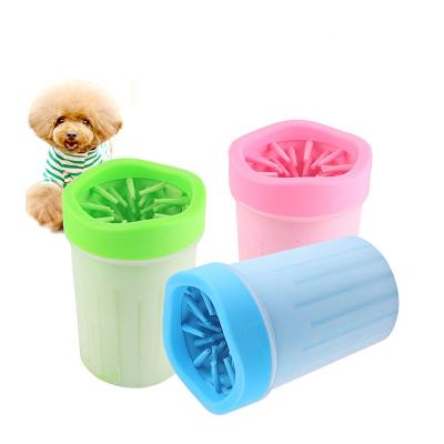 China 2021 New Product Silicone Pet Foot Cup Sustainable Pet Foot Cleaning Cup for sale