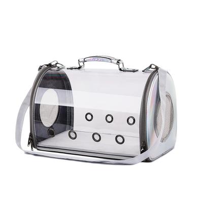 China Breathable Factory Supply Portable Pet Carrier Travel Dog Bag Display Cage for sale