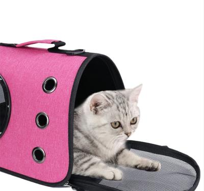 China Breathable Pet Carriers Pet Travel Bag Organizer Small Dog Cat Carrier Bags for sale