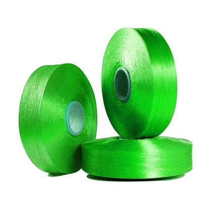 China Ribbon / webbing /rope weaving in stock green fluorescence polypropylene pp thread 300D/1800D/900D/600D high strength polypropylene pp thread customized for sale