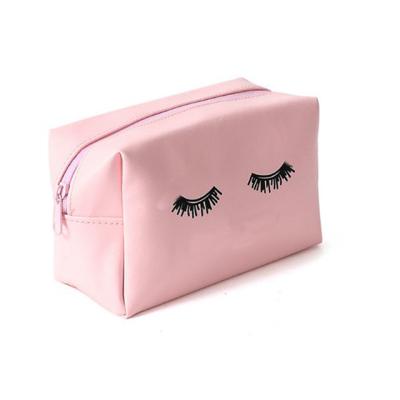 China Fashion Customized Pouch High Quality PU Makeup Bag For Cosmetics for sale