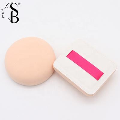 China Custom Logo Sliver Air Cushion Sliver Sponge Powder Sponge Latex Base Soft Comfortable Makeup Free Breath Air Cushion Puff With Package for sale