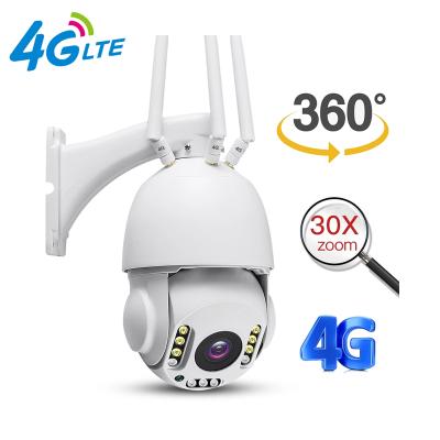 China Human motion tracking lte 4g security camera 4g 5Mp 30X zoom camera 4g 5Mp 30X sim 5mp IP camera hot sale for sale