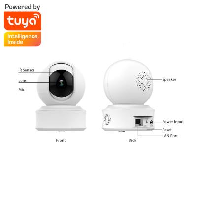 China Human Motion Tracking Tuya WiFi Smart Home 1080P PTZ Pan Tilt WiFi IP Camera Tuya Camera Indoor Robot for sale