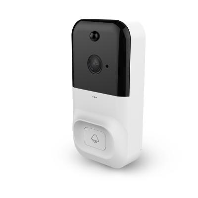 China Wireless Powered PIR Detection Phone Intercom Camera Video Doorbell Wireless Two Way Audio Low Video Camera Smart Doorbell for sale