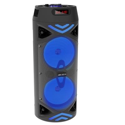 China Large Battery Loudspeaker 2pcs Video Cheap Outdoor Powerful Echo Pairs TWS 12W Loudspeaker 6.5inch Party Call Portable Subwoofer Stereo Speaker for sale