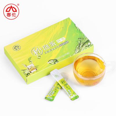 China New type instant organic green tea green tea powder instant powder tea brewed directly with hot and cold milk tea for sale