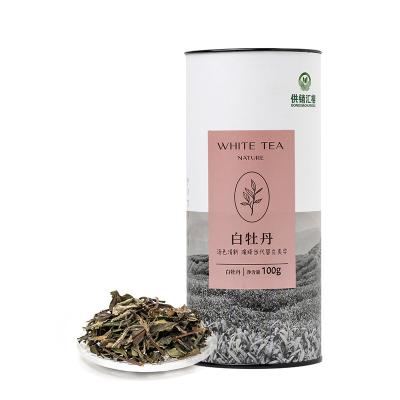 China Free Sample Classic Fuding Organic White Tea Export Loose Leaf Tea Bag China Peony White Tea Canned Tea 100g for sale