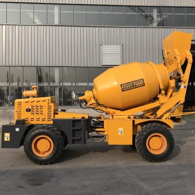 China Hotels 2.5M3 Model Self Loading Concrete Mixer Truck With Fiori Brand for sale