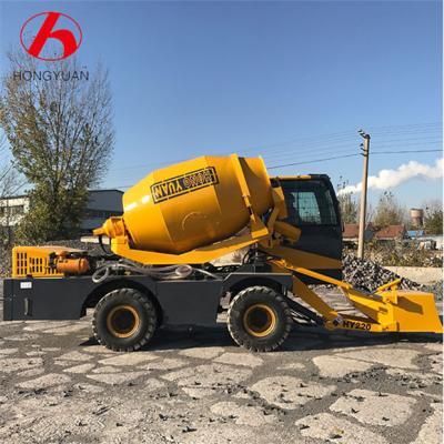 China Construction Industry China Manufacturer Mini Truck Diesel Self Loading Concrete Mixer With Pump for sale