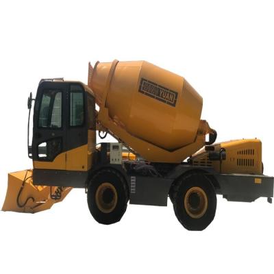 China HY420 Diesel Cement Self Mixing Mobile Loading Used Concrete Mixer Machine For Sale for sale