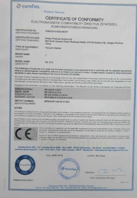 CE - Brotec Products Suzhou Ltd.