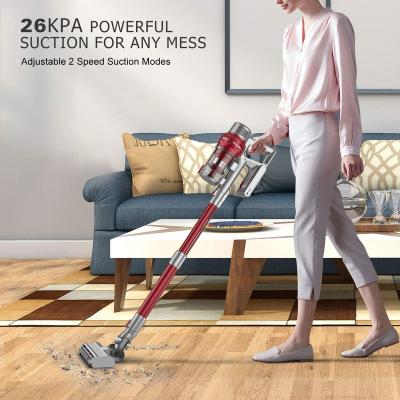 China Cyclone Technology Customized Color Bagless Detachable 23000PA High Suction Tube Cordless Handheld Telescopic Vacuum Cleaner For Home for sale