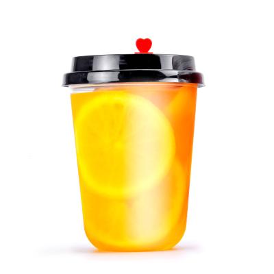 중국 20oz plastic boba tea cups tumblers 55x38x48cm 판매용