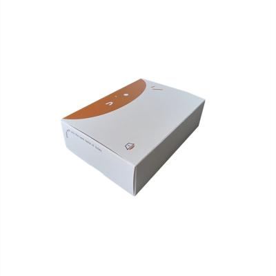 China Recycled Materials Custom Food Packaging Box Flip Top Lid Box Egg Tart Paper Box With your Logo for sale