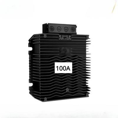 China 100A Passenger Car Inverters Converters Power Converter Step Down 12VVehicle Voltage Reduction 12VVehicle Rubber Power Module Car Black for sale