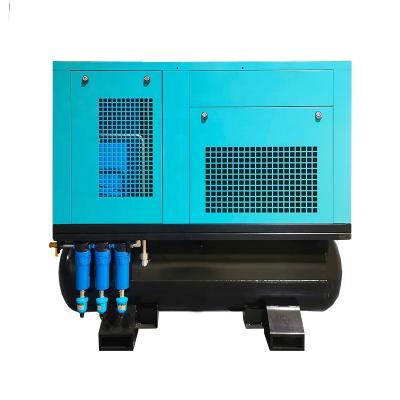 Cina All In One integrated Constant Frequency Screw Air Compressor 15KW 20HP with Dryer and 300 Liter Tank in vendita