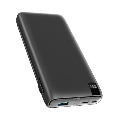 China Easy Carry New Arrival Portable Charger 20000mAh PD 22.5W Fast Charging Power Bank With Built In Cables for sale