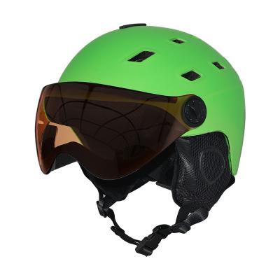 China Skihelm MOON new product outdoor sports Sowboard skateboard SKI Helmet With lens skihelm for sale