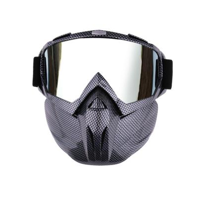 China Removable Winter Snow Windproof Sports Foam Pads Road Riding Motorcycle Glass Off Road Motorcycle Goggle Detachable Motocross Goggles for sale